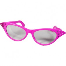 Partybril mega sixties roze 